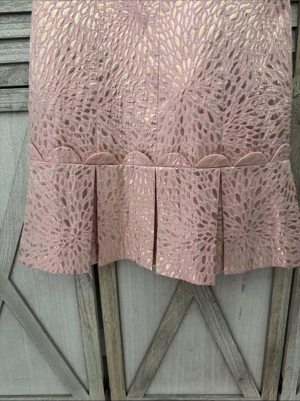 Lilly Pulitzer Abree Dress Prosecco Pink Lagoon Jacquard - Picture 5 of 10